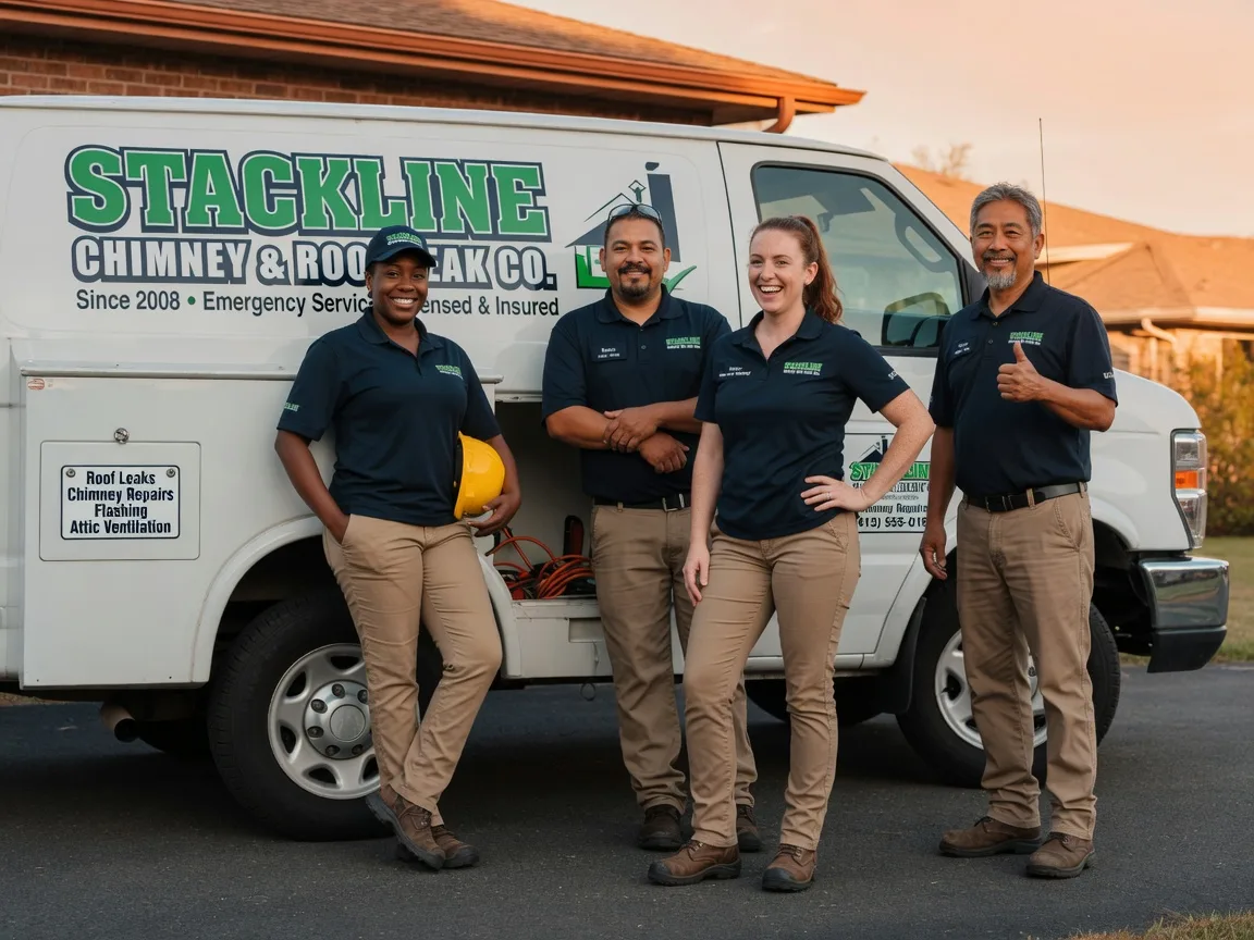 Chimney flashing repair company in Fairfield, IA